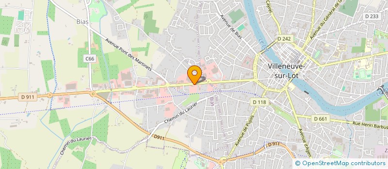 localisation de l'entreprise MONSIEUR ALAIN DEGARDIN  VILLENEUVE-SUR-LOT