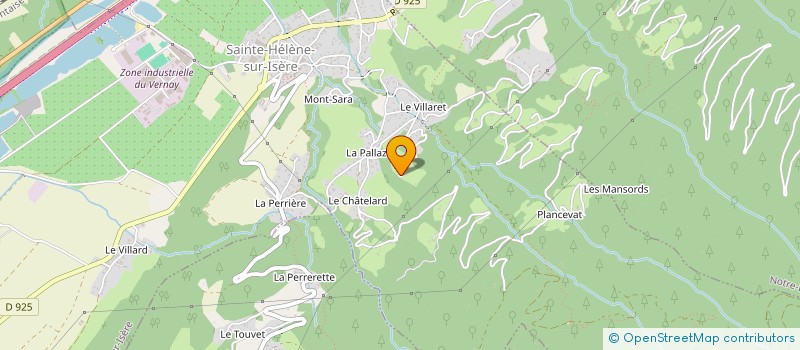 localisation de l'entreprise MONSIEUR ALAIN DEGLISE FAVRE  SAINTE-HELENE-SUR-ISERE