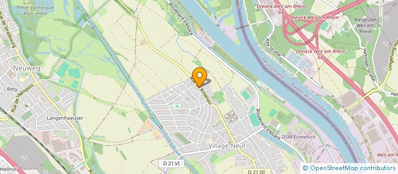 localisation de l'entreprise MONSIEUR ALAIN DEGOUMOIS  VILLAGE-NEUF