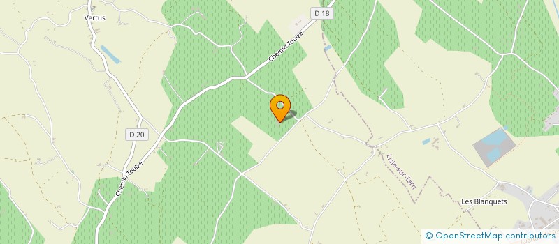 localisation de l'entreprise MONSIEUR ALAIN DEGOUTTE  RABASTENS