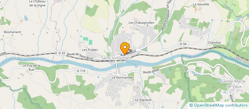 localisation de l'entreprise MONSIEUR ALAIN DEGUERCY à SAINT-VICTURNIEN