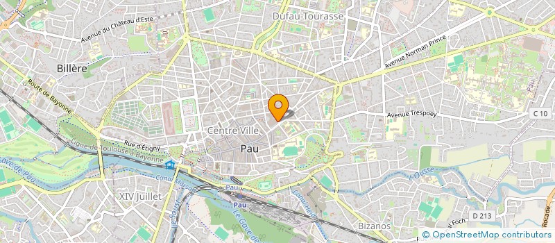 localisation de l'entreprise MONSIEUR ALAIN DEGUILHEM à PAU