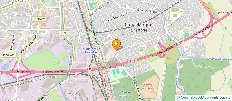 localisation de l'entreprise MONSIEUR ALAIN DEHAY à COUDEKERQUE-BRANCHE