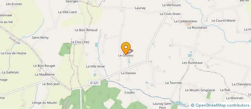 localisation de l'entreprise MONSIEUR ALAIN DELACROIX  LA CHAPELLE-CHAUSSEE