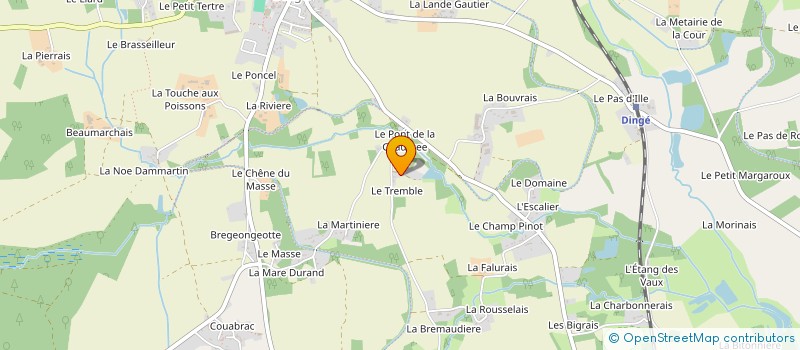 localisation de l'entreprise MONSIEUR ALAIN DELACROIX à DINGE