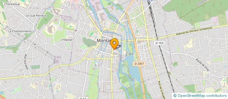localisation de l'entreprise MONSIEUR ALAIN DELANCRAY à MONTARGIS
