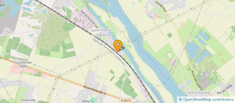 localisation de l'entreprise MONSIEUR ALAIN DELANGE  SAINT-PIERRE-LA-GARENNE