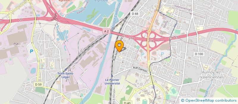 localisation de l'entreprise MONSIEUR ALAIN DELAPLACE  TRITH-SAINT-LEGER