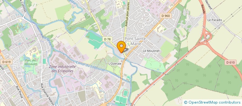 localisation de l'entreprise MONSIEUR ALAIN DELAPLANCHE  PONT-SAINTE-MARIE