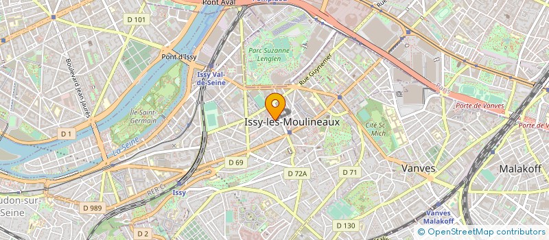 localisation de l'entreprise MONSIEUR ALAIN DELAUNAY à ISSY-LES-MOULINEAUX