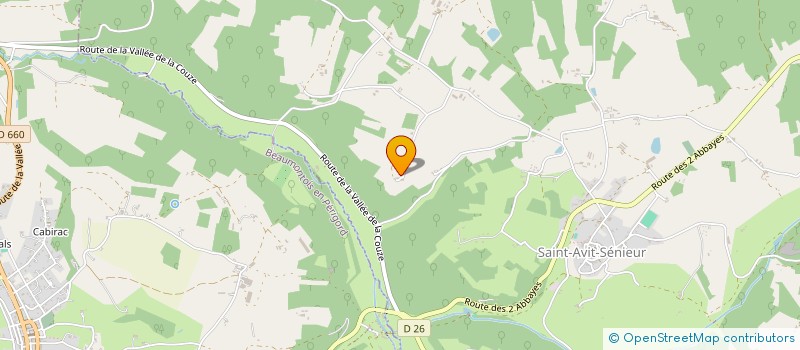 localisation de l'entreprise MONSIEUR ALAIN DELAYRE  ST AVIT SENIEUR