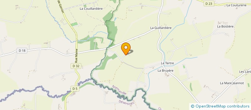 localisation de l'entreprise MONSIEUR ALAIN DELDAELE à MANTILLY