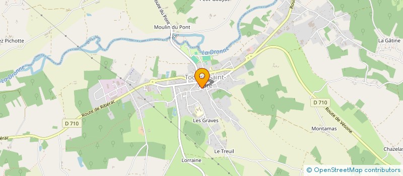 localisation de l'entreprise MONSIEUR ALAIN DELGADO  TOCANE-SAINT-APRE