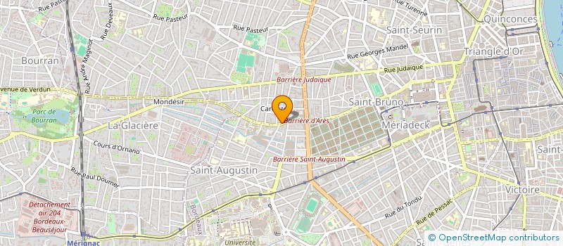 localisation de l'entreprise MONSIEUR ALAIN DELOR  BORDEAUX