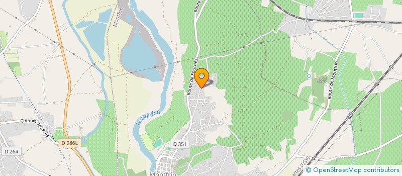 localisation de l'entreprise MONSIEUR ALAIN DELORME  MONTFRIN