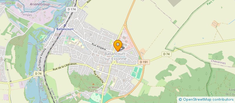 localisation de l'entreprise MONSIEUR ALAIN DELORME  BALLANCOURT-SUR-ESSONNE