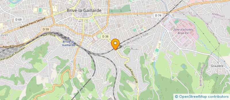 localisation de l'entreprise MONSIEUR ALAIN DELORT à BRIVE-LA-GAILLARDE