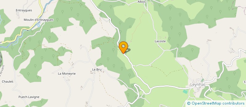 localisation de l'entreprise MONSIEUR ALAIN DELORT à LEYNHAC