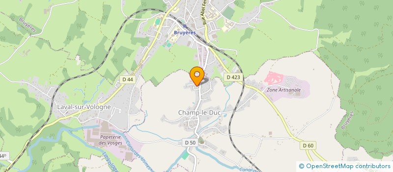 localisation de l'entreprise MONSIEUR ALAIN DELOY à CHAMP-LE-DUC
