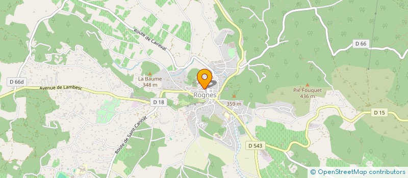 localisation de l'entreprise MONSIEUR ALAIN DELPECH à ROGNES
