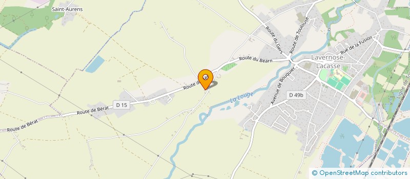 localisation de l'entreprise MONSIEUR ALAIN DELSOL  LAVERNOSE-LACASSE