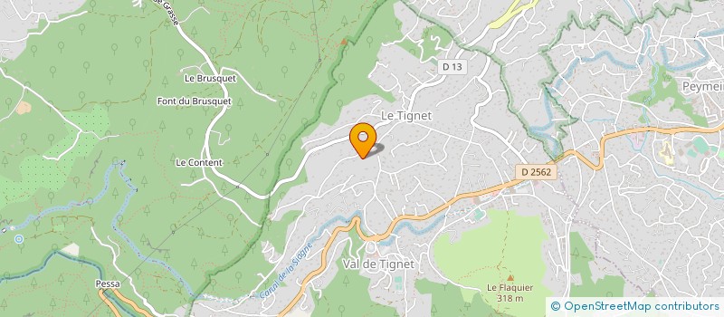 localisation de l'entreprise MONSIEUR ALAIN DEMANGEON à LE TIGNET