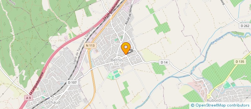 localisation de l'entreprise MONSIEUR ALAIN DEMEZON  BERNIS