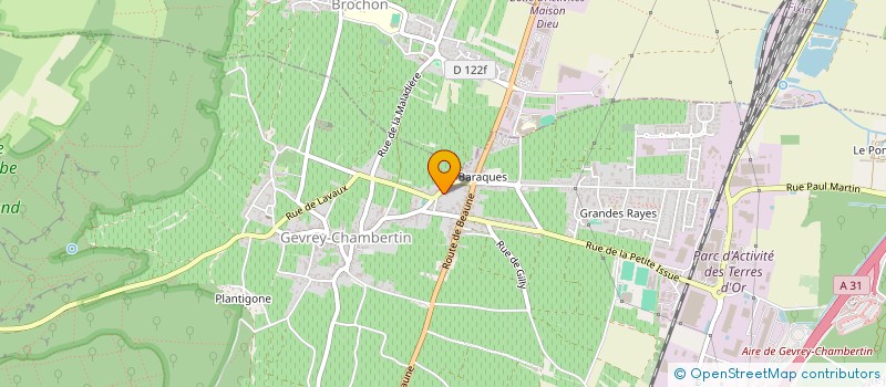 localisation de l'entreprise MONSIEUR ALAIN DEMORY  GEVREY-CHAMBERTIN