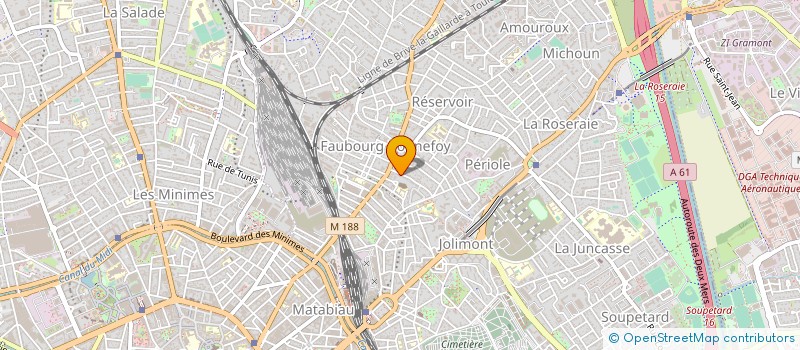 localisation de l'entreprise MONSIEUR ALAIN DENAT à TOULOUSE