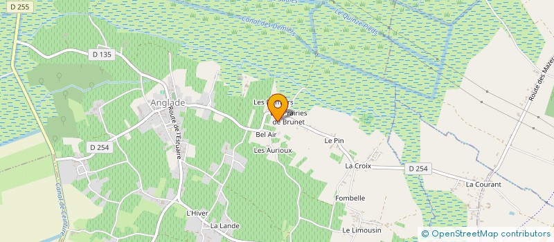 localisation de l'entreprise MONSIEUR ALAIN DENAVES  ANGLADE