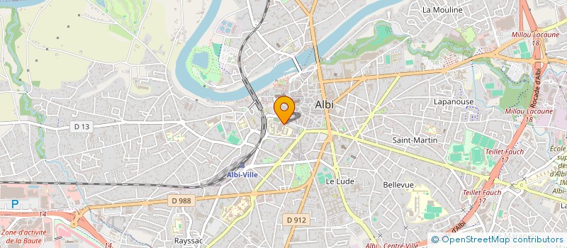 localisation de l'entreprise MONSIEUR ALAIN DENAX à ALBI