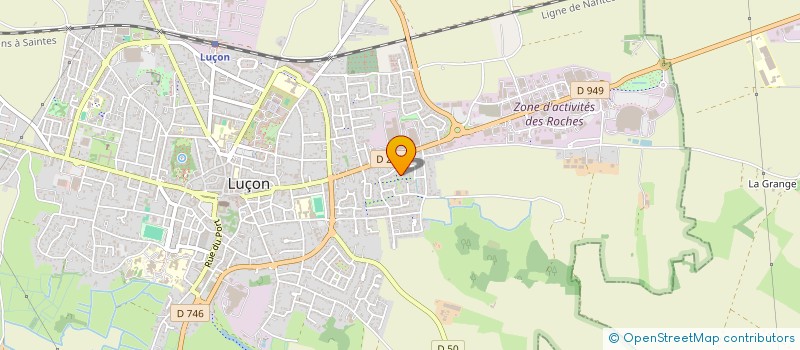 localisation de l'entreprise MONSIEUR ALAIN DENIS  LUCON