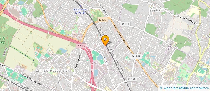 localisation de l'entreprise MONSIEUR ALAIN DENIS  SAINT-LEU-LA-FORET