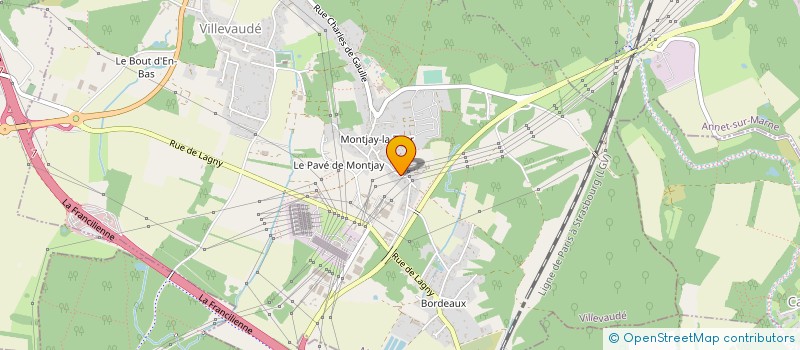 localisation de l'entreprise MONSIEUR ALAIN DENIS à VILLEVAUDE