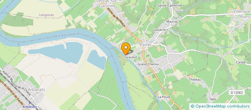 localisation de l'entreprise MONSIEUR ALAIN-DENIS PENICHON à PAILLET