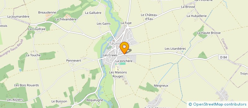 localisation de l'entreprise MONSIEUR ALAIN DENISE à TAUXIGNY-SAINT-BAULD