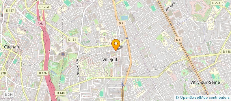 localisation de l'entreprise MONSIEUR ALAIN DENOS à VILLEJUIF