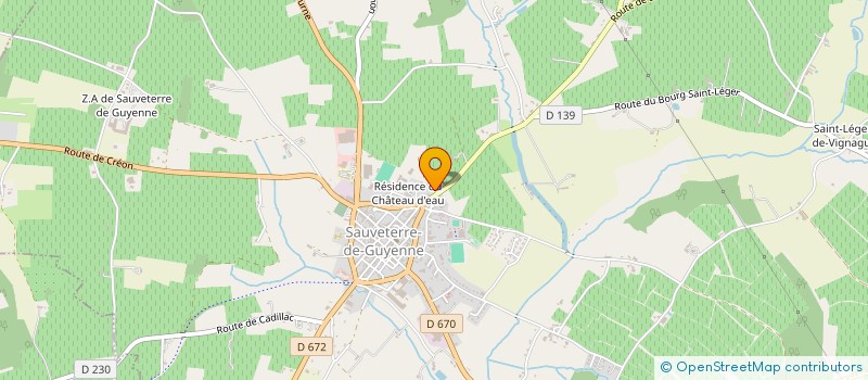 localisation de l'entreprise MONSIEUR ALAIN DEPAIRE à SAUVETERRE-DE-GUYENNE