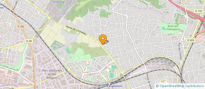 localisation de l'entreprise MONSIEUR ALAIN DEPIERRE  ARGENTEUIL