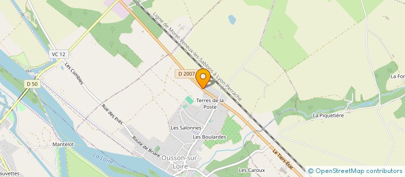localisation de l'entreprise MONSIEUR ALAIN DEPLAGNE à OUSSON-SUR-LOIRE