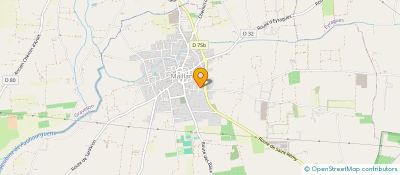 localisation de l'entreprise MONSIEUR ALAIN DEPLANQUE  MAILLANE