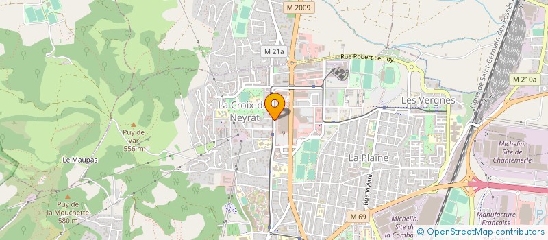 localisation de l'entreprise MONSIEUR ALAIN DEROCHES à CLERMONT-FERRAND