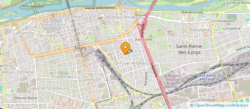 localisation de l'entreprise MONSIEUR ALAIN DEROCQ  TOURS