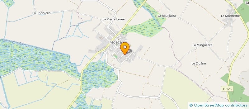 localisation de l'entreprise MONSIEUR ALAIN DEROSIER  MOEZE