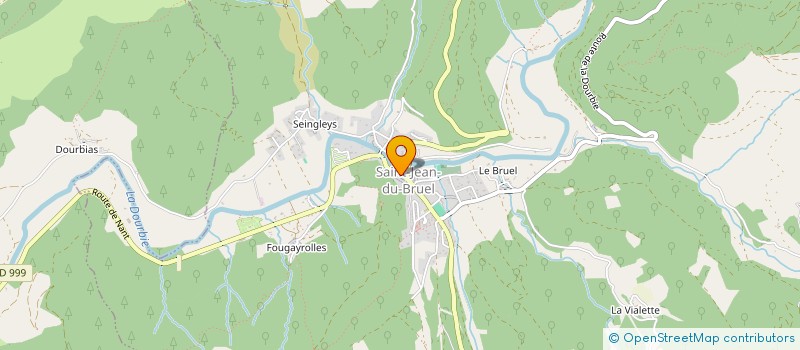 localisation de l'entreprise MONSIEUR ALAIN DESAGA  SAINT-JEAN-DU-BRUEL