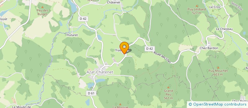 localisation de l'entreprise MONSIEUR ALAIN DESAGNAT à AZAT-CHATENET