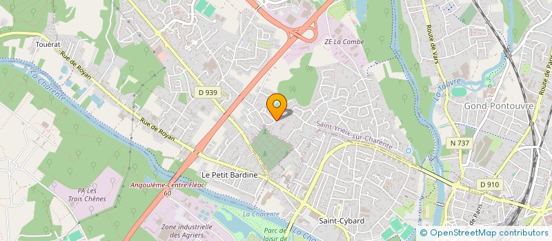 localisation de l'entreprise MONSIEUR ALAIN DESBORDES à SAINT-YRIEIX-SUR-CHARENTE