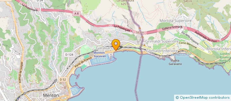 localisation de l'entreprise MONSIEUR ALAIN DESCHAMPS à MENTON