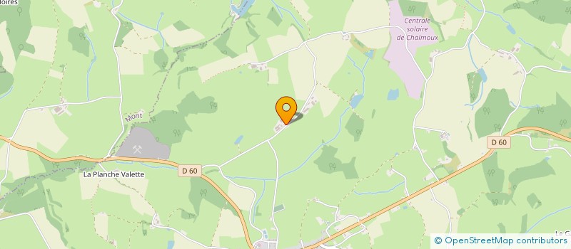 localisation de l'entreprise MONSIEUR ALAIN DESCHAMPS  CHALMOUX