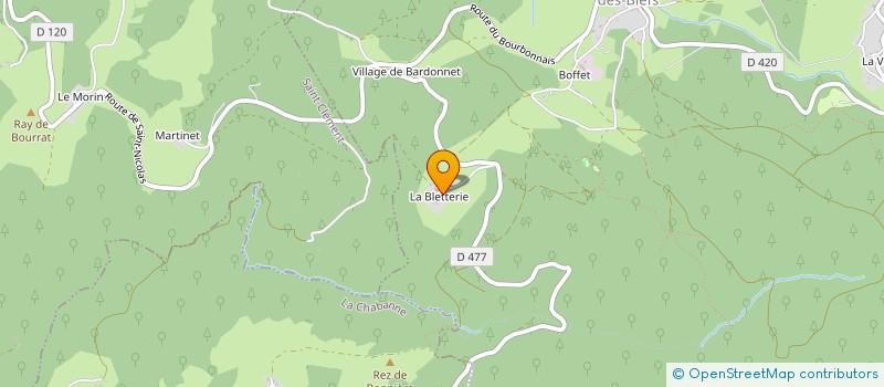 localisation de l'entreprise MONSIEUR ALAIN DESCLOITRE  SAINT-NICOLAS-DES-BIEFS